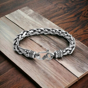 Metal weave bracelet